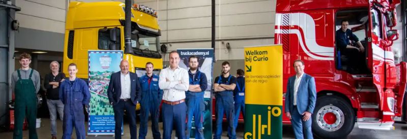 Personeel van Truckland en Truckacademy West-Brabant