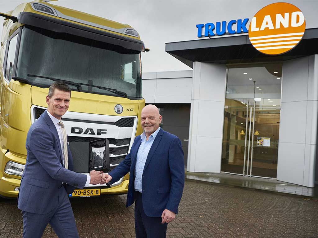 Truckland <kleur>winnaar</kleur> van DAF International Silver Award 2022