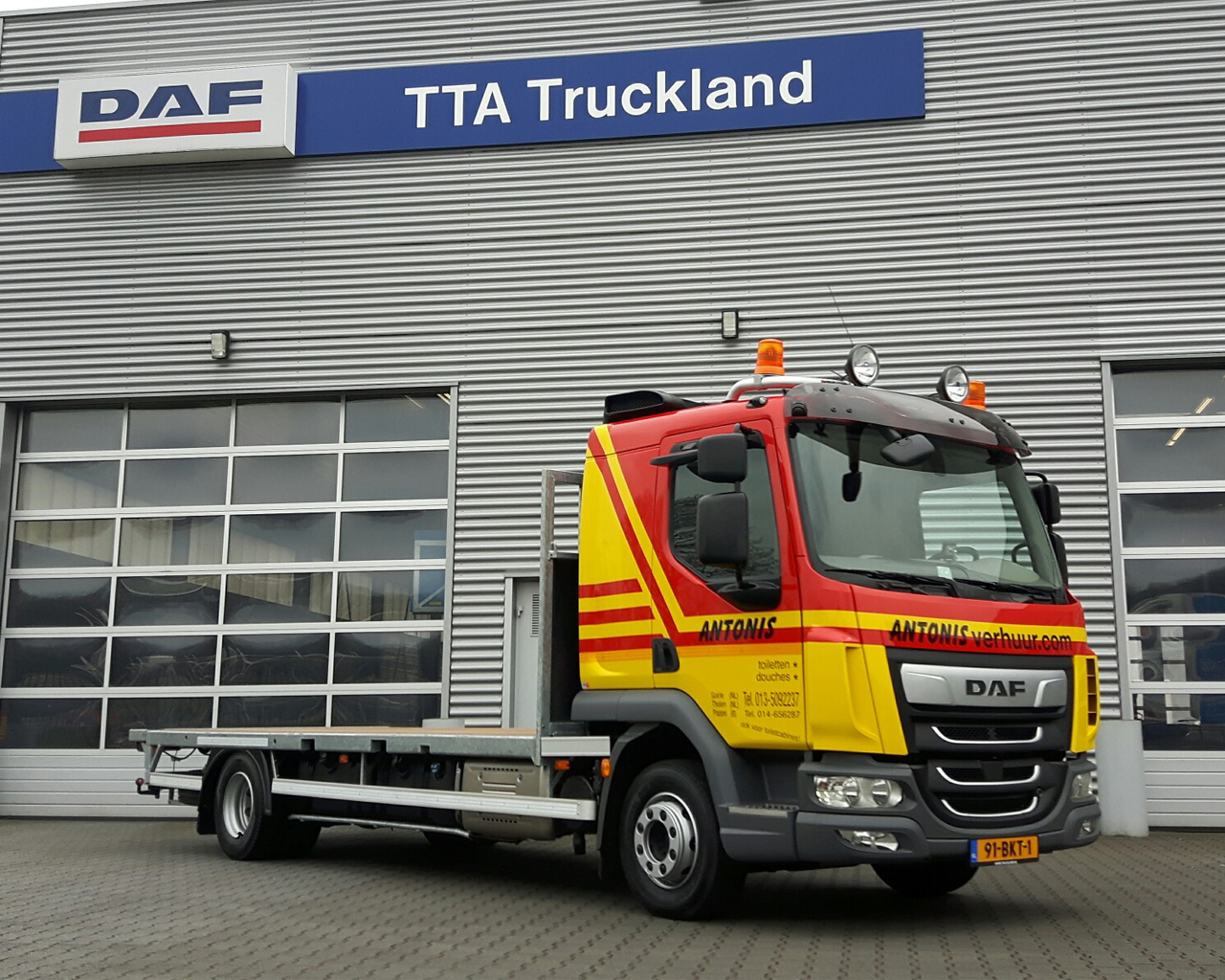 Met trots geleverd door Truckland
